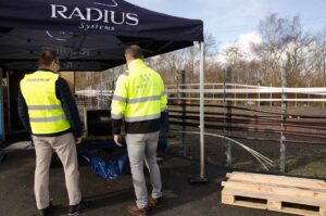 Fiber cable test in the field by Wirewave