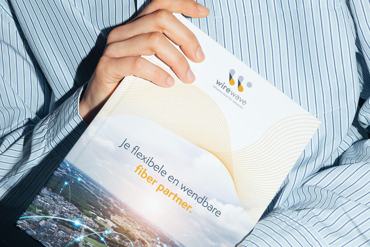 Corporate brochure van Wirewave over flexibele en wendbare fiberoplossingen